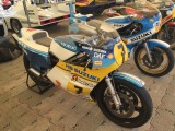 Goodwood Festival Of Speed Tribute to Barry Sheene 40 Years since he won his World Championship, XR35 Suzuki,  Freddie Sheene Steve Griffith, John Moulds all riding Steve Wheatmans fantastic Machines 