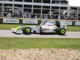Martin Brundle In The Brawn mercedes BGP 001  F1 championship winning Car