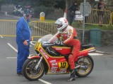 2017 Classic Manx TT with Team Classic Suzuki  Suzuki XR35 RG500 Mick Grant