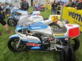 2017 Jurby festival with team Classic Suzuki , GSXR750  full Floater