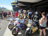 Eastern Creek Australia classic event with Classic Team Suzuki Frankie Chilli and Jeremy McWilliams