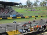 Eastern Creek Australia classic event with Classic Team Suzuki Frankie Chilli and Jeremy McWilliams