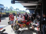 Eastern Creek Australia classic event with Classic Team Suzuki Troy Corser  Stu Avant and Steve  Parish