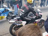 Marco Luccinelli Suzuki XR35  Mick Grant RGB500 TT winner
