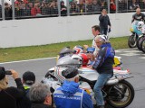 Freddie Spencer Giacomo Agostini, Phil Read AS1 motor show Varano Italy